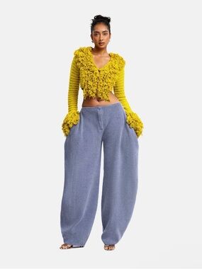 Hanifa Mila cropped cardigan